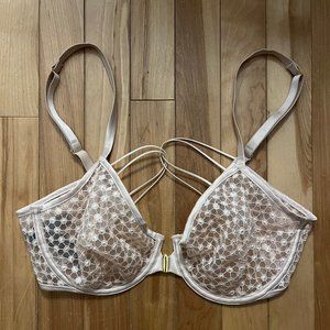 VICTORIA'S SECRET - 36D - LUXE STARBURST, CHAMPAGNE BRA